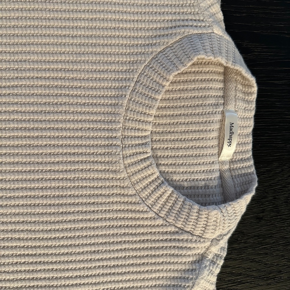 Madhappy Textured Cream Crewneck Sweatshirt